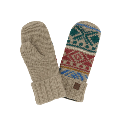 Sherpa Adventure Gear Hanssi Wool Mittens Bardiya Sand