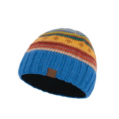 Sherpa Adventure Gear Jinpa Hat Wool Beanie Made in Nepal Neelo Blue