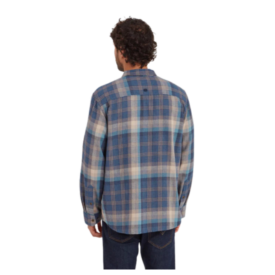 Sherpa Adventure Gear Men's Yama Long Sleeve Flannel Shirt Slate