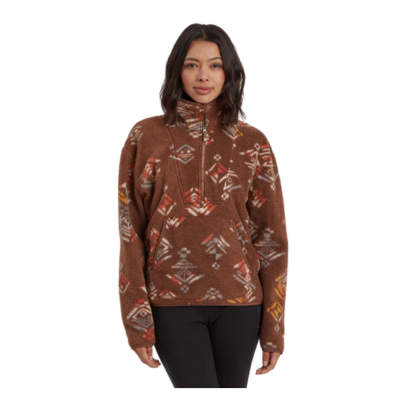 Sherpa Adventure Gear Women's Uddesya Eco 1/4 Zip Cappuccino Yathra