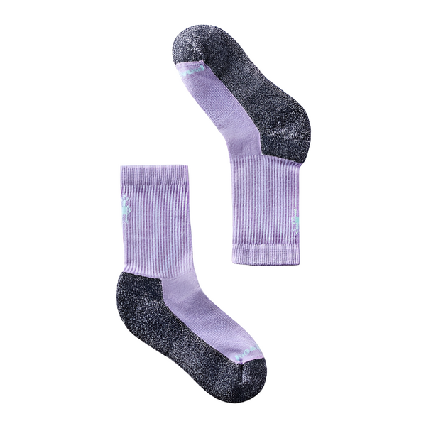 Smartwoo Kid's Hike Light Cushion Crew Socks Ultra Violet