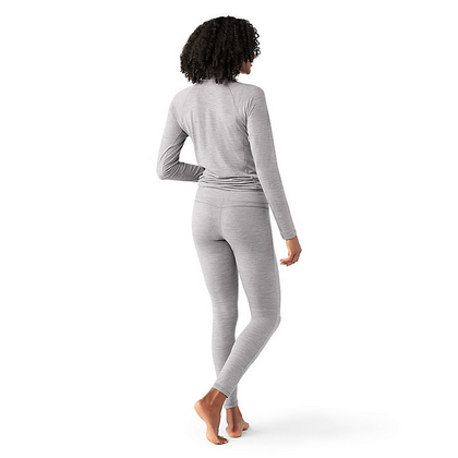 SmartwoolWomen's Classic All Season Base Layer Bottoms Light Grey Heather Warm Winter Pant