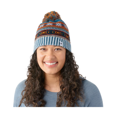 Smartwool Chair Lift Beanie Twilight Blue Donegal