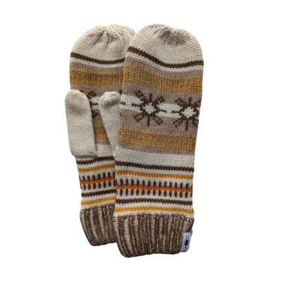 Smartwool Chair Lift Mitten Almond Donegal