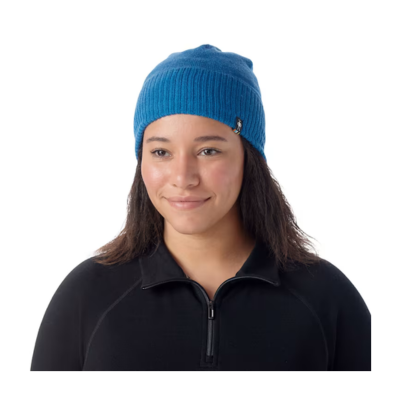 Smartwool Fleece Lined Beanie Naval Blue Heather