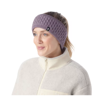 Smartwool Fleece Lined Headband Chalk Violet Heather