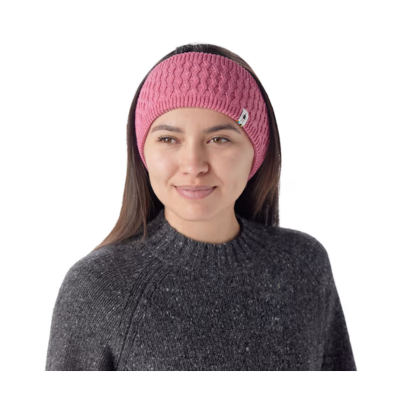 Smartwool Fleece Lined Headband Garden Pink Heather