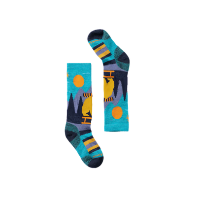 Smartwool Kid's Ski Light Cushion Sleigh Bear OTC Socks Capri