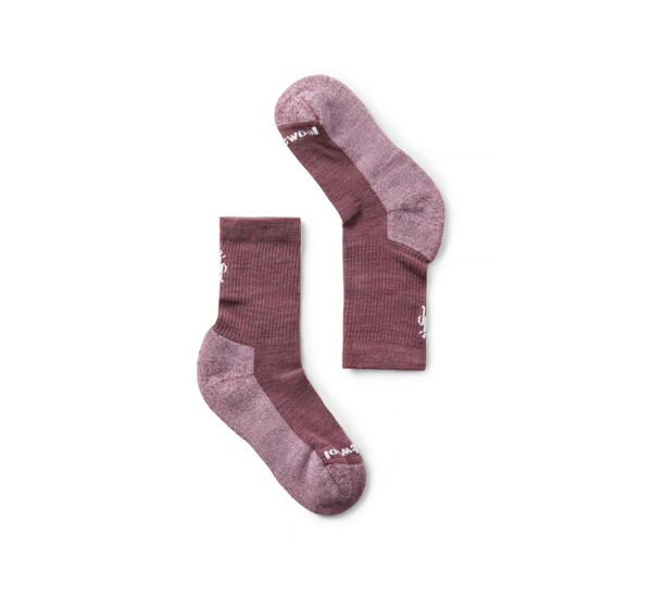 Smartwool Kids Hike Light Cushion Crew Socks Closeout Argyle Purple