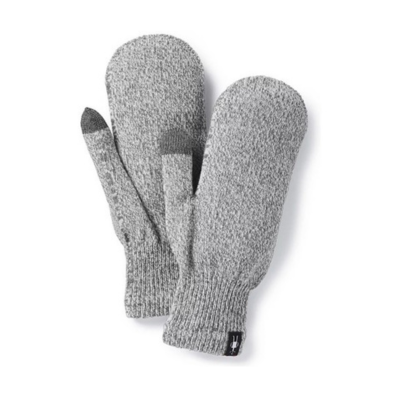 Smartwool Knit Wool Winter Mitt Light Grey Heather