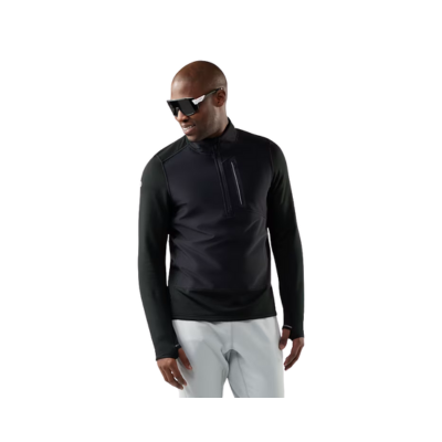 Smartwool Men's Active Fleece Wind 1/2 Zip Jacket Black