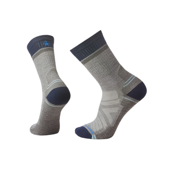 Smartwool Men's Hike Light Cushion Winding Trail Crew Socks Taupe Natural Marl