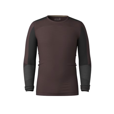 Smartwool Men's Intraknit Thermal Merino Colorblock Crew Mink / Black