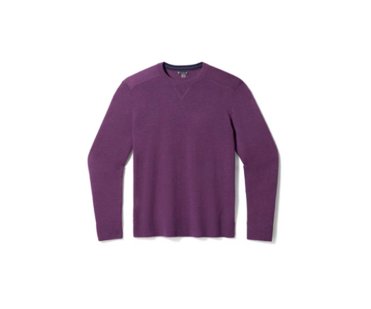 Smartwool Men's Sparwood Crew Sweater Purple Iris Heather