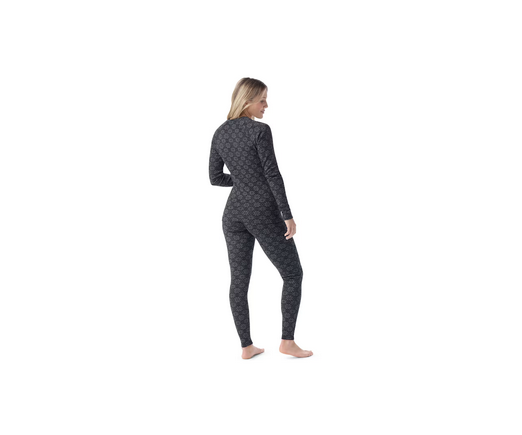 Smartwool Women's Classic Thermal Merino Base Layer Crew Black Digi Snow Long Sleeve Winter Shirt