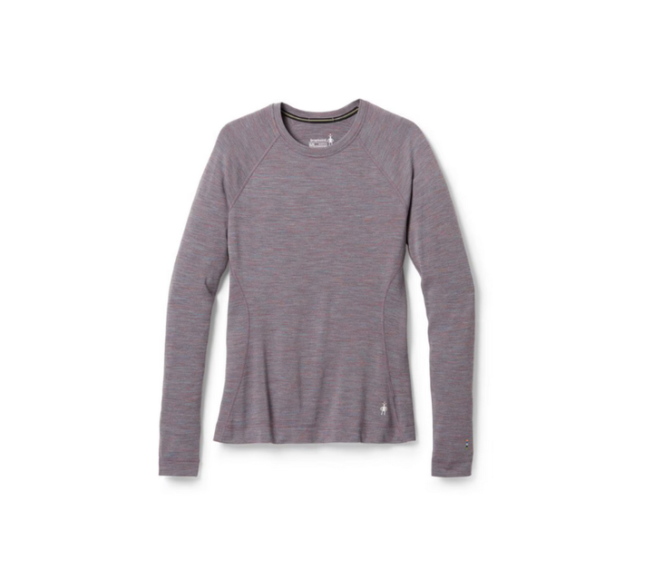 Smartwool Women's Classic Thermal Merino Base Layer Crew Chalk Violet Heather