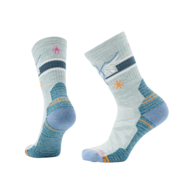 Smartwool Women's Hike Light Cushion Hoo Who Crew Socks Frosty Green