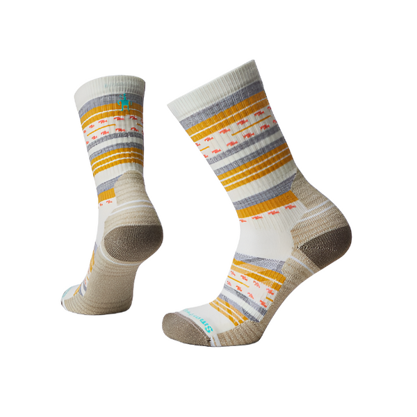 Smartwool Women's Hike Light Cushion Margarita Crew Socks Natural