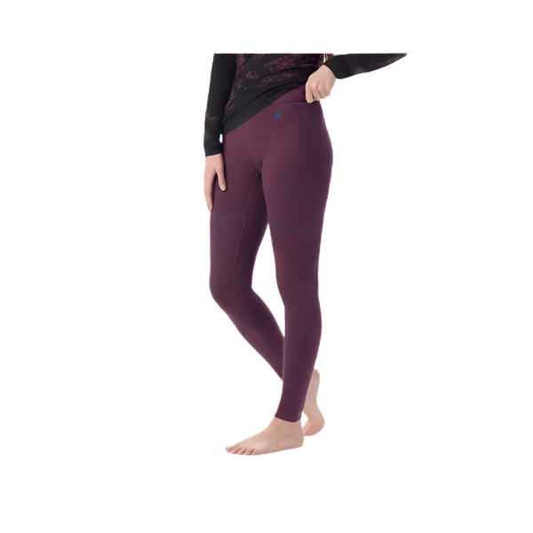 Smartwool Women's Intraknit Thermal Merino Base Layer Bottoms Eggplant Naval Blue