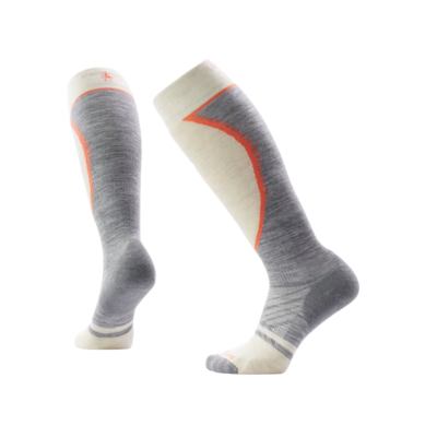 Smartwool Women's Ski Targeted Cushion Extra Stretch OTC Socks Light Gray