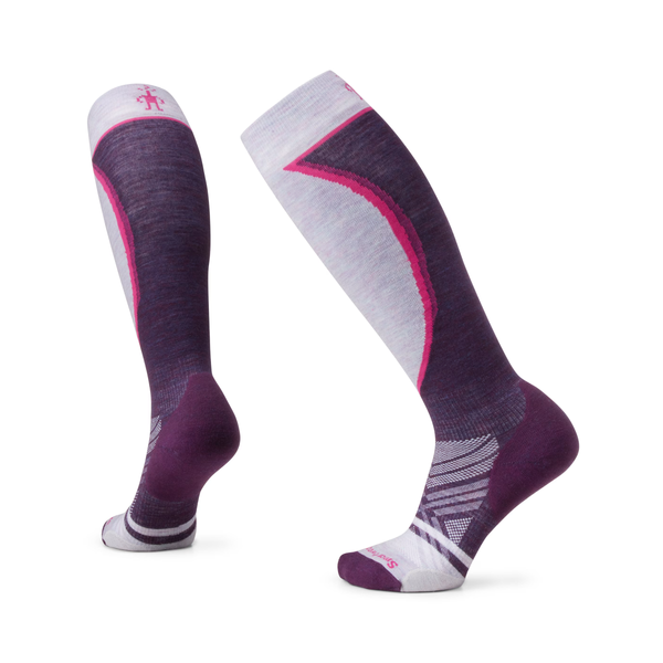 Smartwool Women's Ski Targeted Cushion Extra Stretch OTC Socks Purple Iris