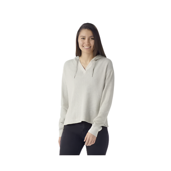 Smartwool Women's Waffle Hoodie Ash Heather