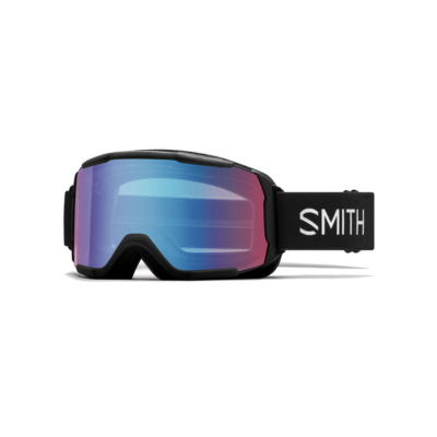 Smith Optics Kid's Daredevil Ski Goggles  Black Blue Sensor Mirror