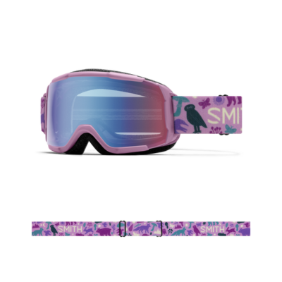 Smith Optics Kid's Youth Size Grom Ski Goggles Proper Pink Forest Friends + Blue Sensor Mirror