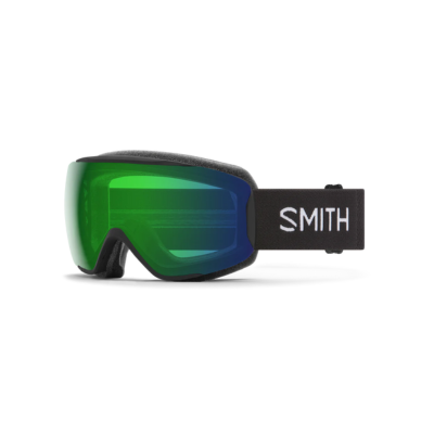 Smith Optics Moment Ski Goggles Black / Chroma Pop Everyday Green Mirror