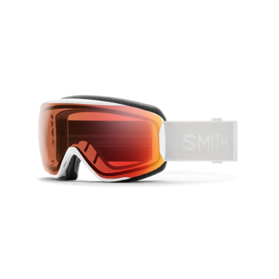 Smith Optics Moment Ski Goggles w ChromoPop Pro Photochromic White Vapor / Red Mirror
