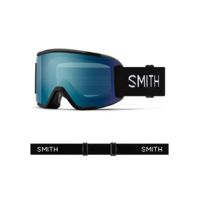 Smith Optics Squad S Ski Goggles Black + ChromaPop™ Everyday Blue Mirror Lens