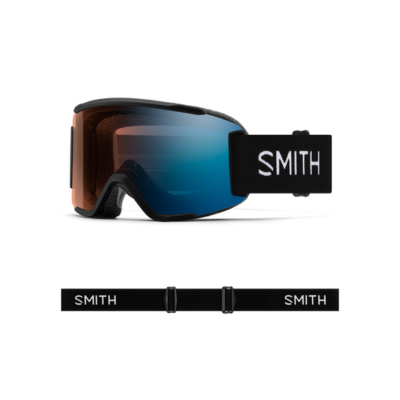 Smith Optics Squad S Ski Goggles Black ChromaPop™ Pro Photochromic Blue Mirror Lens