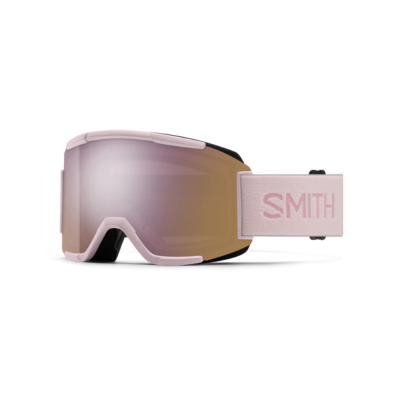 Smith Optics Squad Ski Goggles Carnation | ChromaPop Everyday Rose Gold Mirror