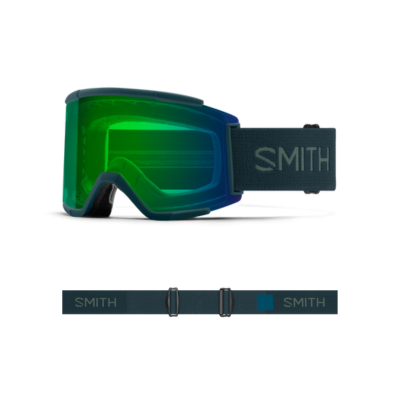 Smith Optics Squad XL Ski Goggles Pacific ChromaPop™ Everyday Green Mirror Lens