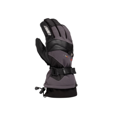 Swany Men's X-Change Ski & Snowboard Gloves Gray / Black