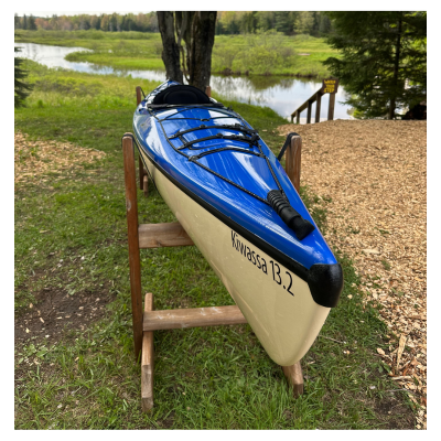 Swift Kiwassa 13.2 Kevlar Fusion Touring Kayak SeaBlue Skeg