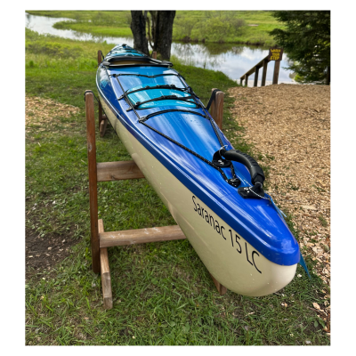 Swift Saranac 14 LC Kevlar Fusion Touring Kayak Skeg Glacier