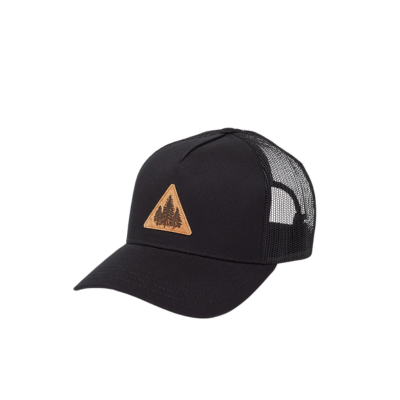 TenTree Pine Trio Altitude Hat Meteorite Black Cork Patch