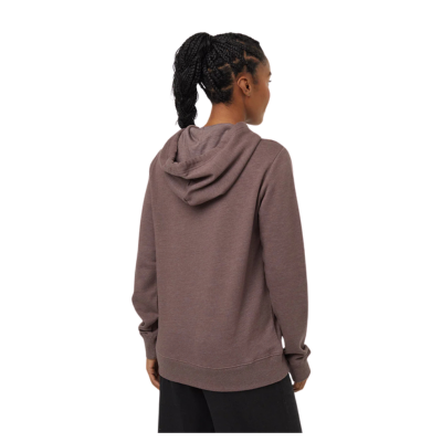 TenTree Women's Retro Juniper Hoodie elkwood heather deep mahogany Orgranic Cotton