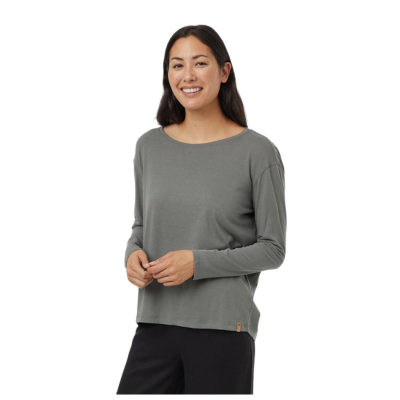 TenTree Women's TreeBlend High Low Longsleeve Shirt Mineral