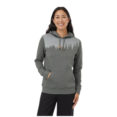 Ten Tree Women's Juniper Hoodie MIneral Heather/White