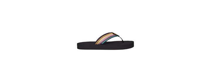 Teva Footwear Little Kid's Mush II Sandal Flip Flop Antiguous Black Multi