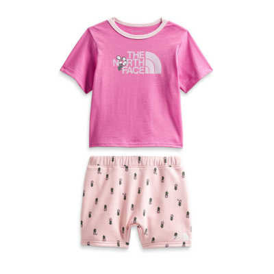 The North Face Baby Cotton Summer Set Super Pink/Purdy Pink Joy Floral Print