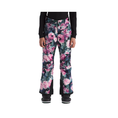The North Face Boy's Freedom Insulated Snow Pants Pale Blossom Print