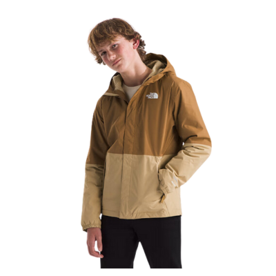 The North Face Boy's Warm Antora Rain Jacket Khaki/Stone