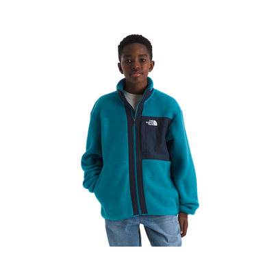 The North Face Boy's Yumiori Full Zip Fleece Jacket Dusk Blue Summit Navy