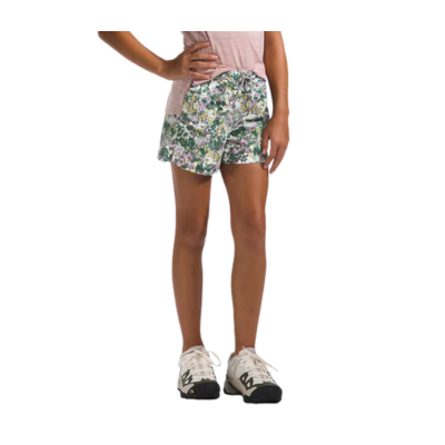 The North Face Girl's Amphibious Class V Short Mineral Purple Maze Floral Print