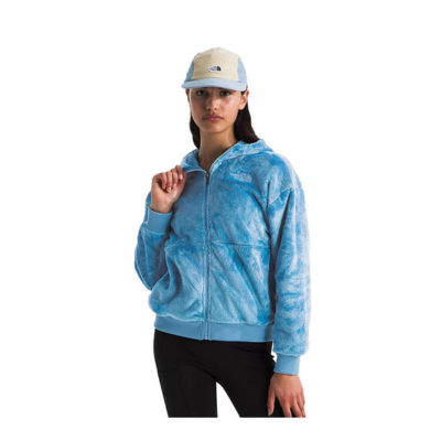 The North Face Girl's Osito Full Zip Hoodie Dark Cornflower