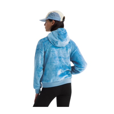 The North Face Girl's Osito Full Zip Soft Fleece Hoodie Dark Cornflower 