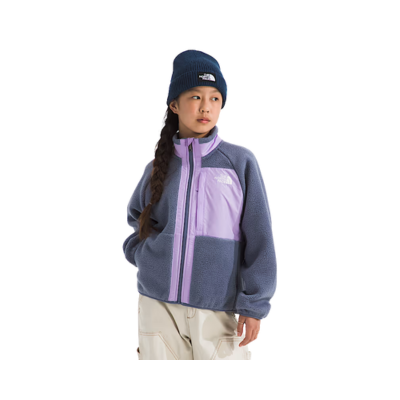 The North Face Girl's Yumiori Full Zip Fleece Jacket Twilight Galaxy Lite Lilac